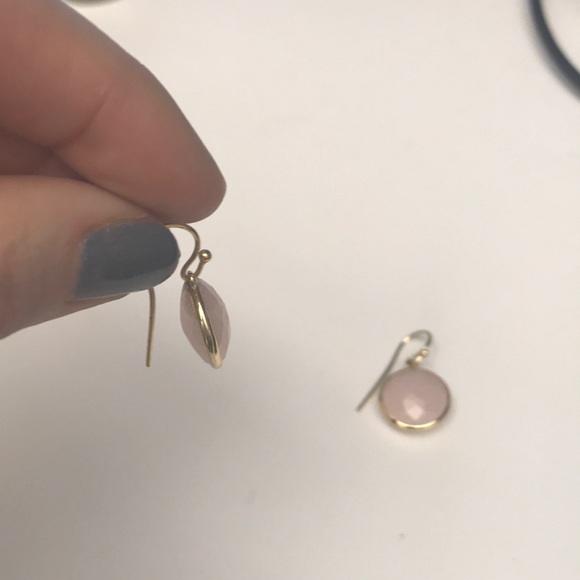 Pink drop earring - Picture 3 of 3